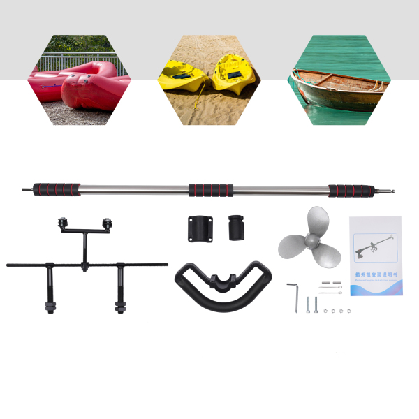 Hand operated outboard motor Manual propeller Hand Operated Boat Propellers trolling motor for inflatable boat