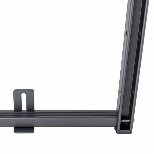 Balcony Table for Railings, Balcony Railing Hanging Table Folding Balcony Table Hanging Adjustable Deck Table for Patio, Garden (Brown, 80*37cm)