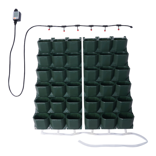 Garden Growing System Planters Self-Watering System Wall Mounted Vertical Garden Planter Used to Grow Veggies Fruits Herbs Flowers Garden Growing System Planters Self-Watering System Wall Mounted Vertical Garden Planter Used to Grow Veggies Fruits Herbs Flowers