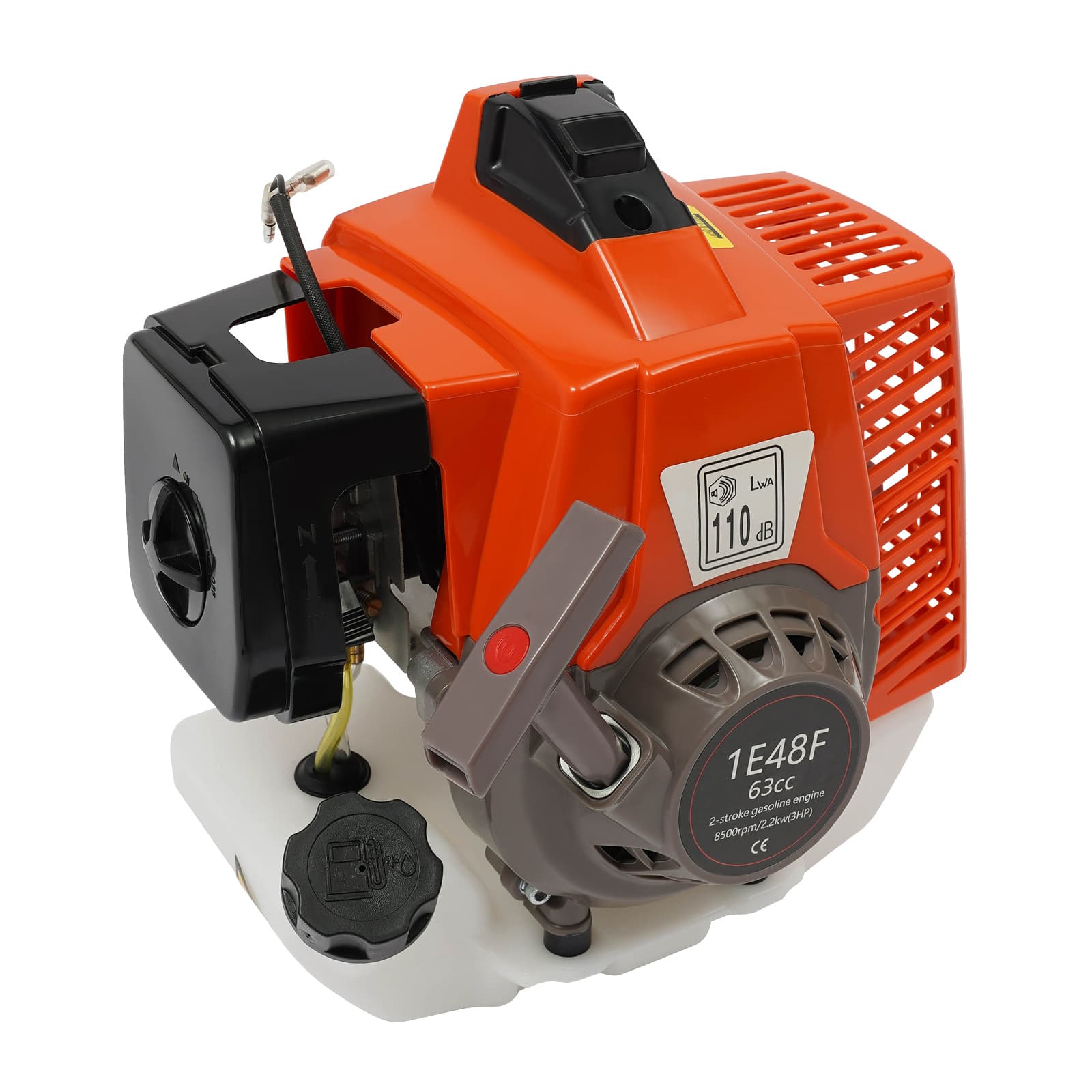 1E48F 63CC 2-Stroke Engine, Gasoline Engine, 2-Stroke