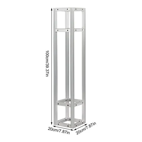 3Packs Square Box Truss Trussing Segment Kit for Tent System DJ Lighting Temporary Portable Stage